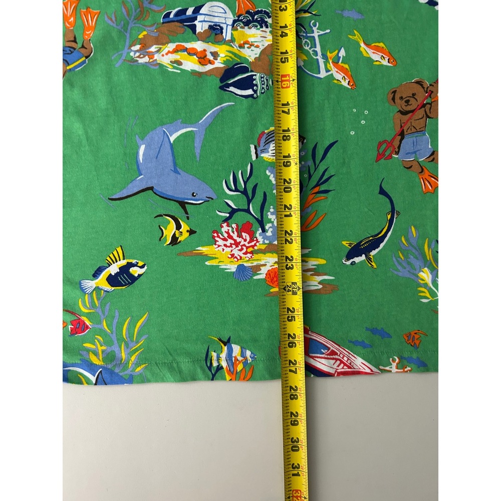 Polo Ralph Lauren Mens Green Scuba Diving Polo Bear All Over Print T-Shirt M - Picture 10 of 10